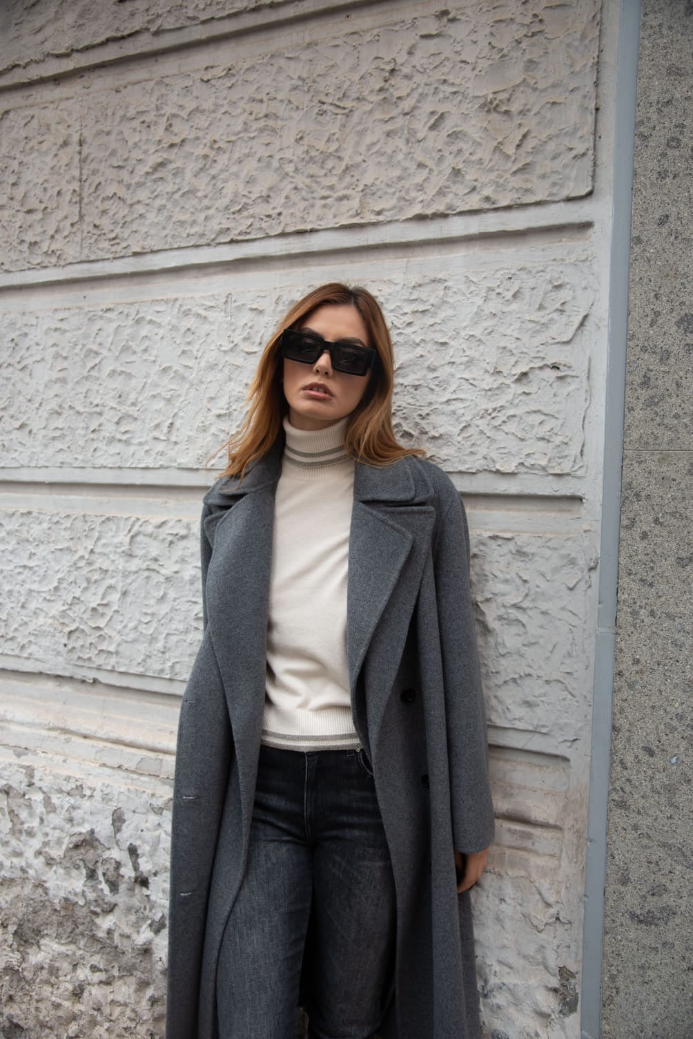 Cappotto In Pura Lana