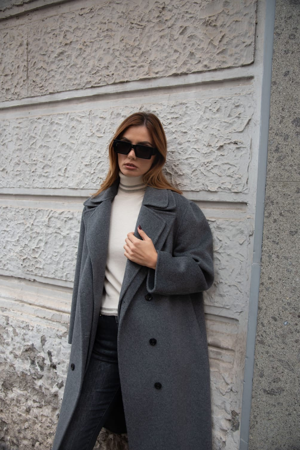 Cappotto In Pura Lana