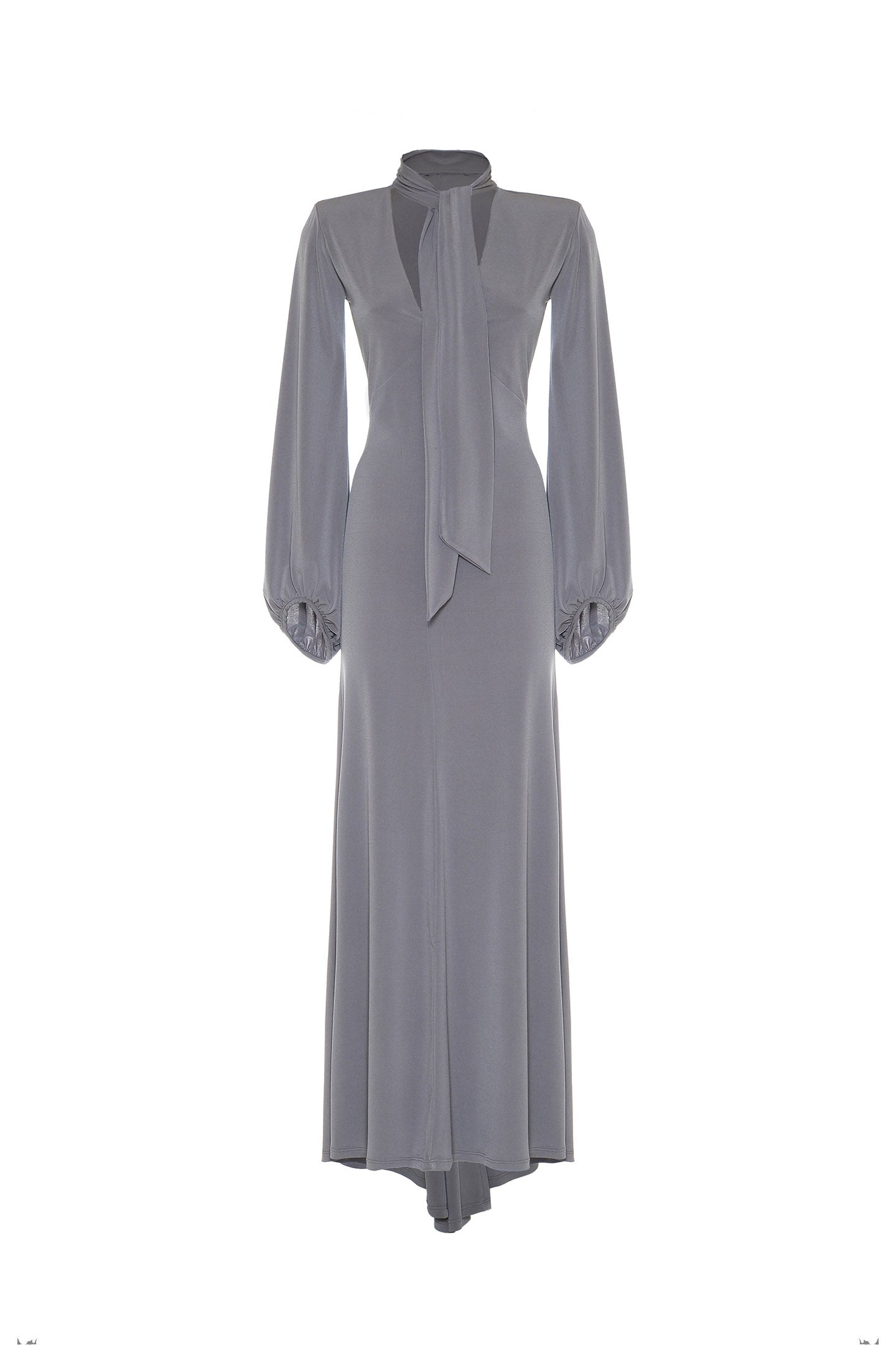 Abito in Jersey con Sciarpino