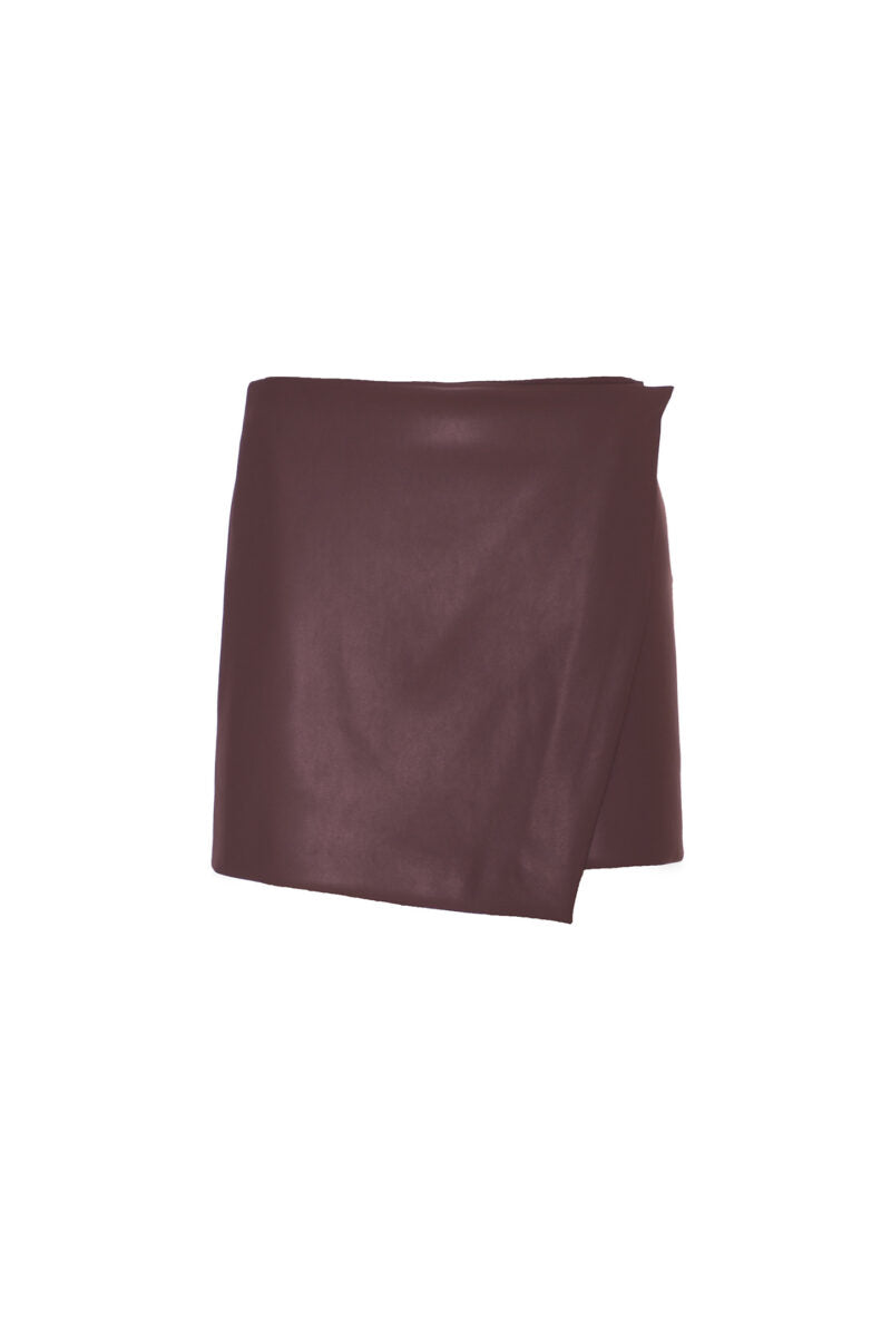 Gonna mini portafoglio ecopelle