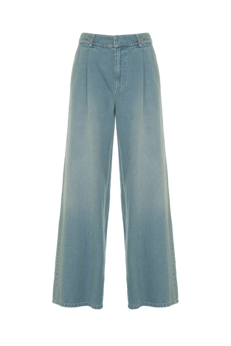 Pantalone palazzo elastico