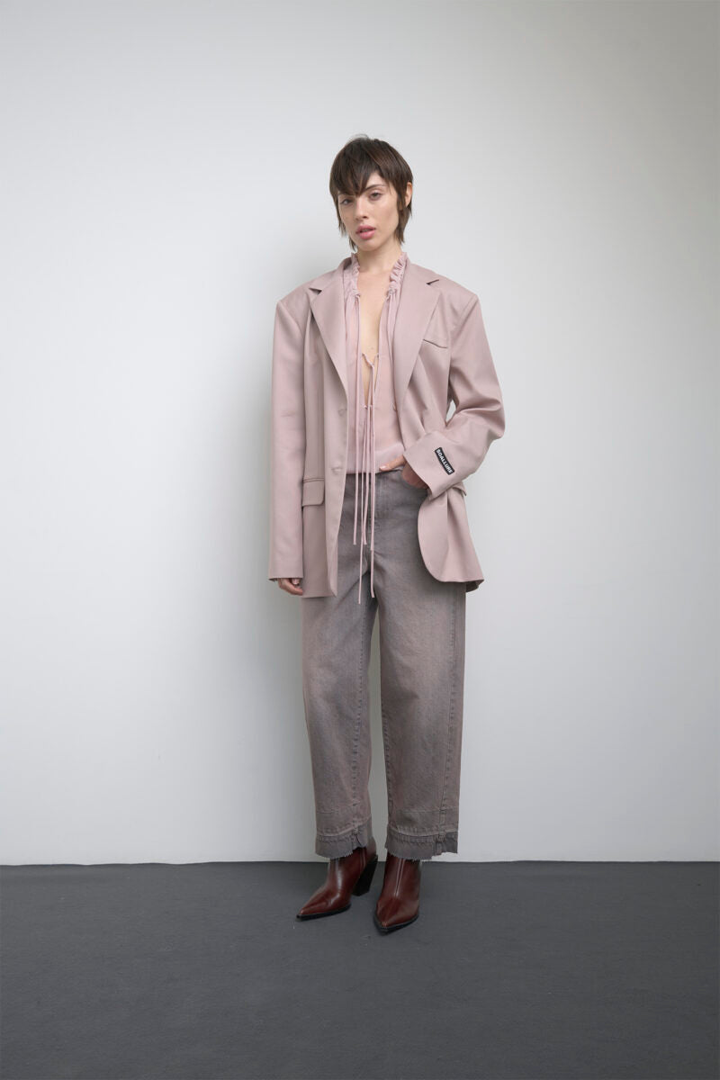 Camicia pittore chiffon