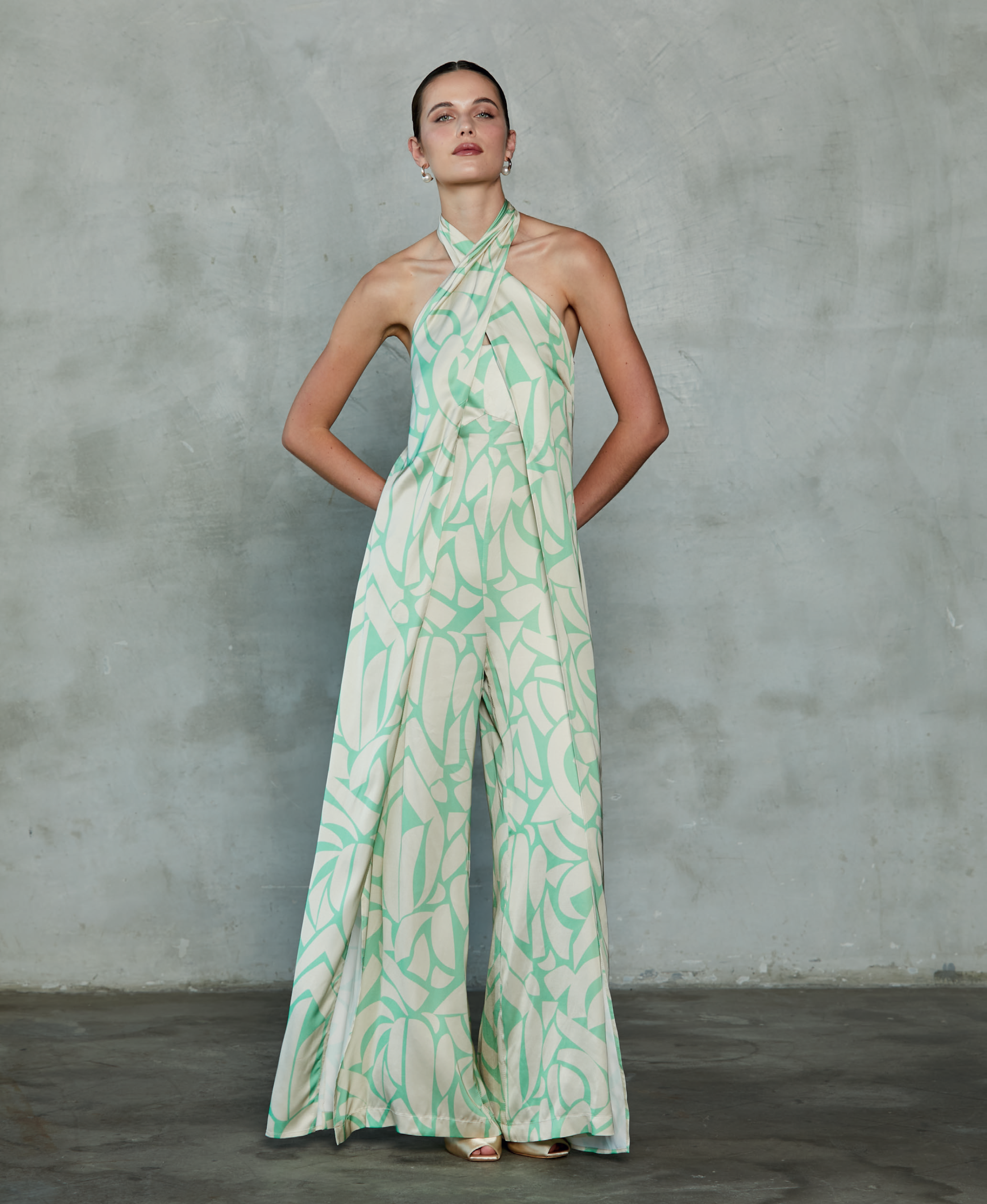 Pantalone Elegante Jump Suite