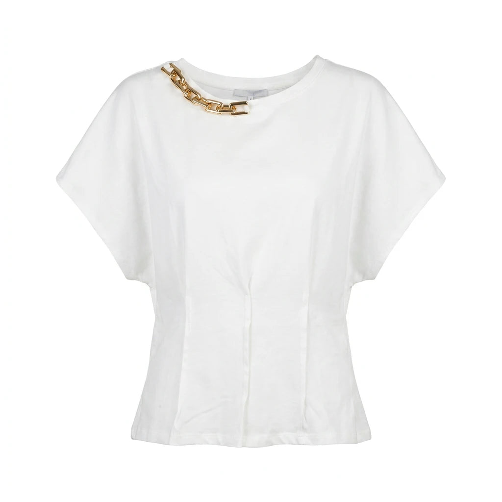T-Shirt con Catena