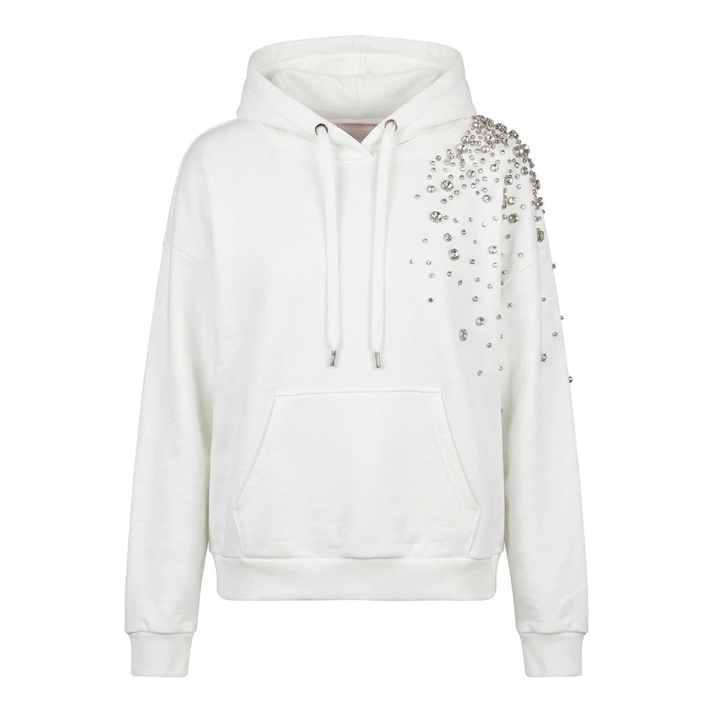 Felpa c/ Cappuccio e Strass