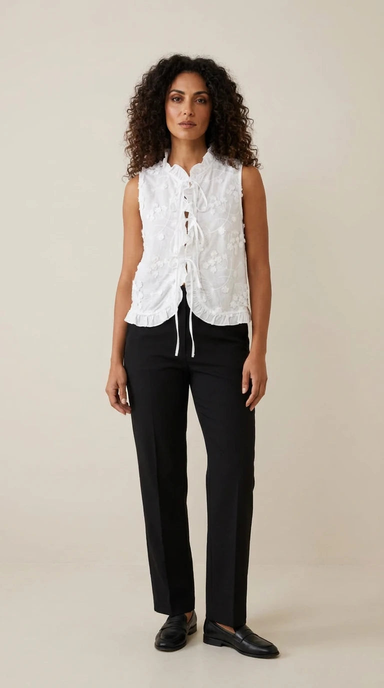 Gilet in Mussola di Cotone