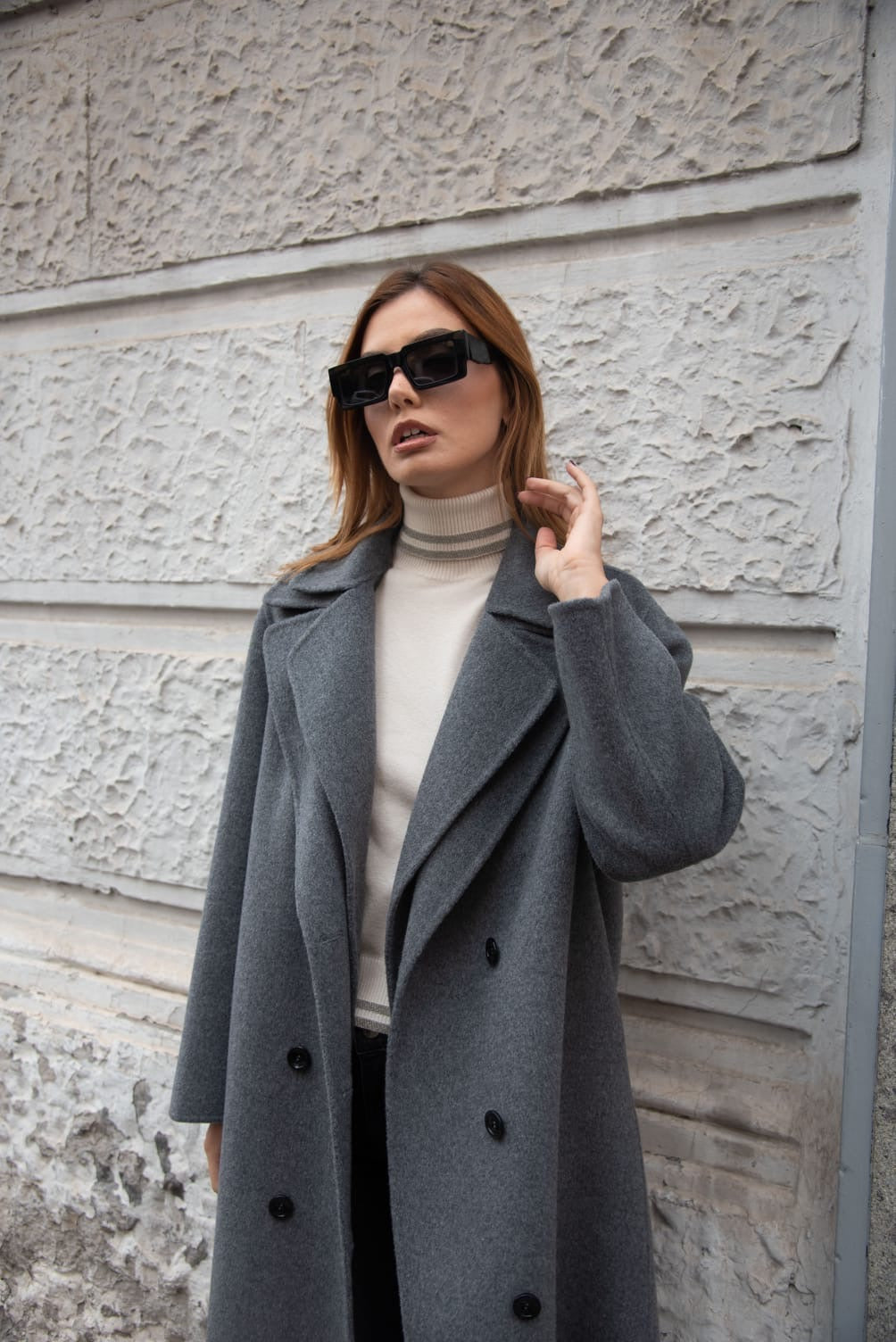 Cappotto In Pura Lana