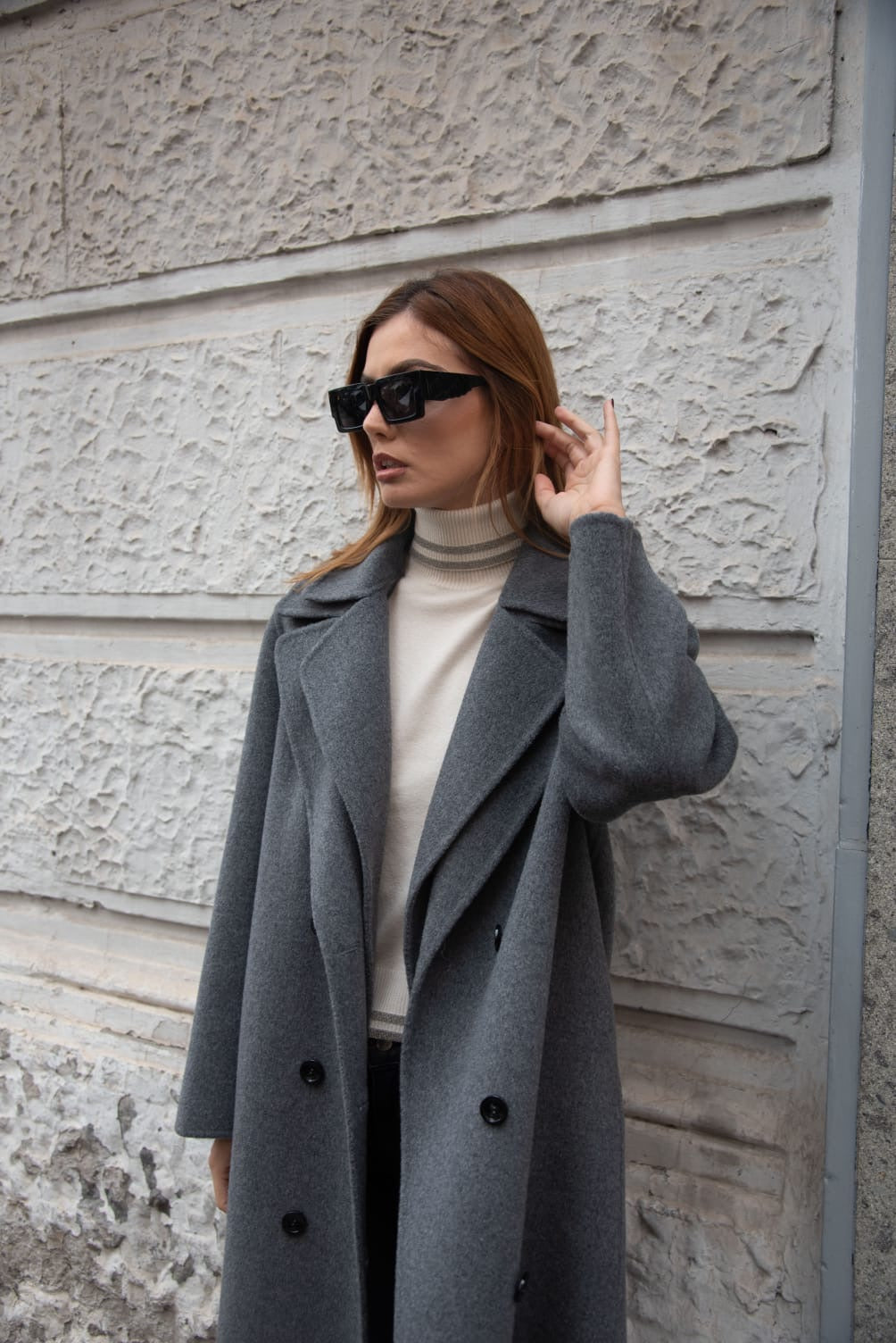 Cappotto In Pura Lana