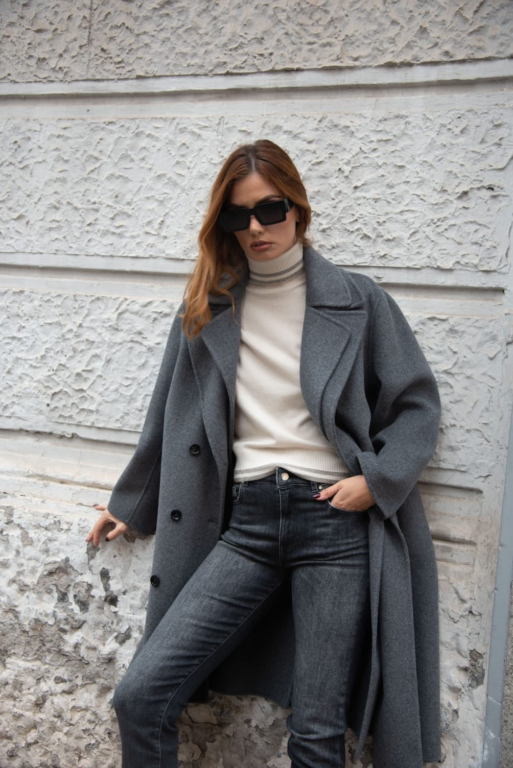 Cappotto In Pura Lana