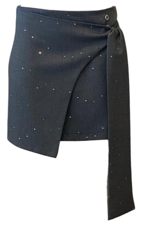 Mini Gonna Inserti Paillettes