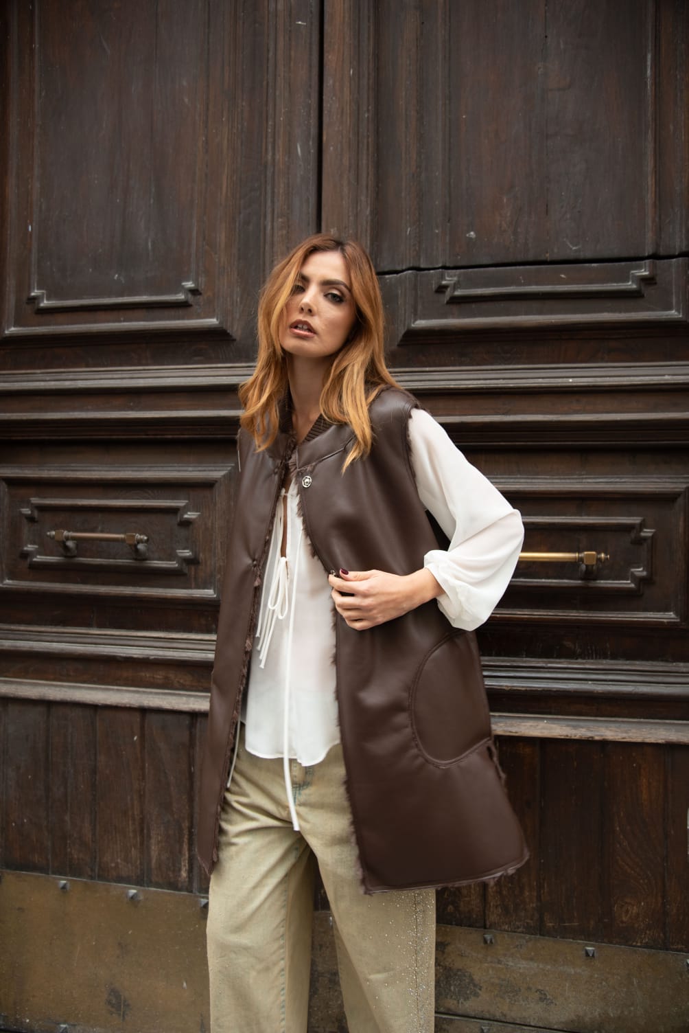 Giacca Double Face Ecopelle