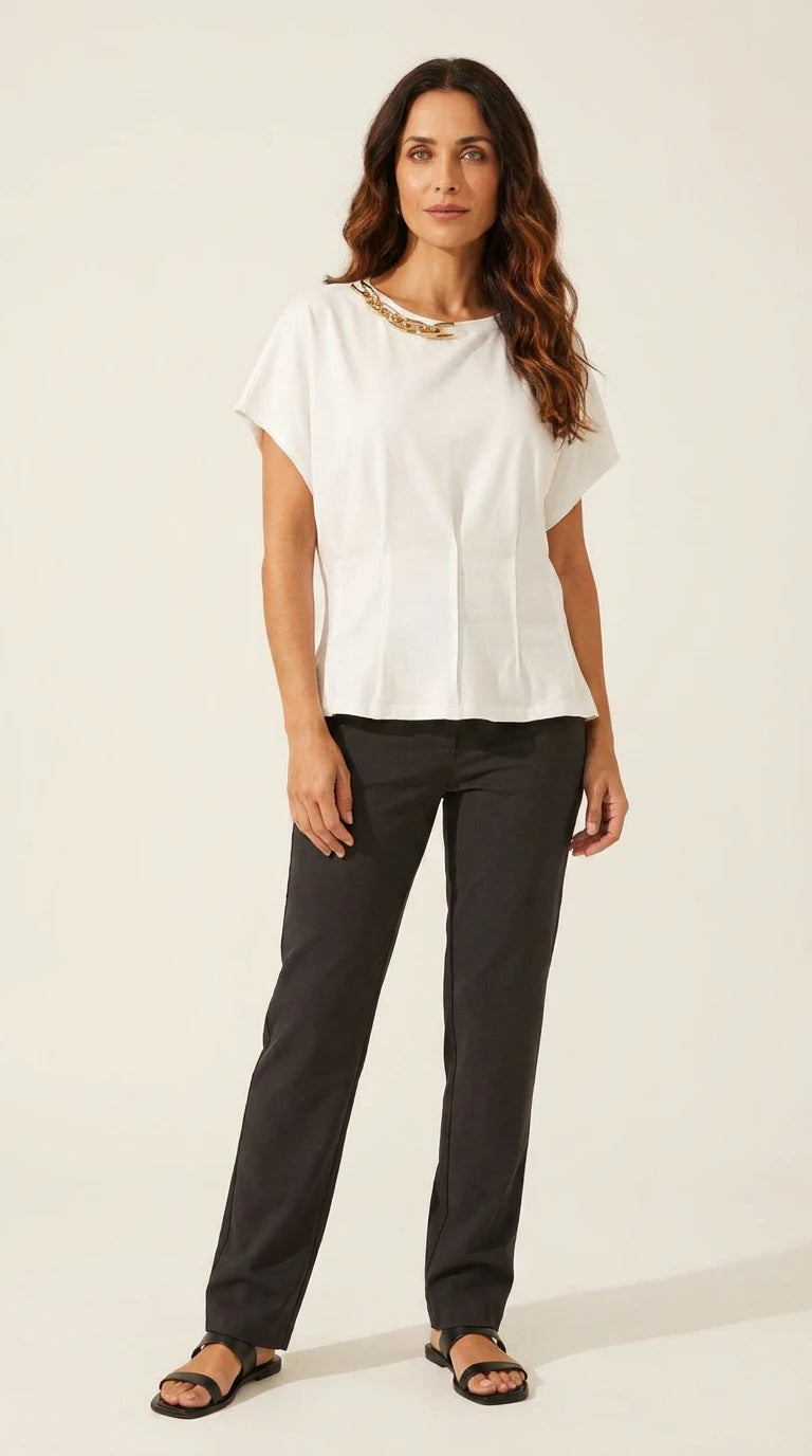 T-Shirt con Catena